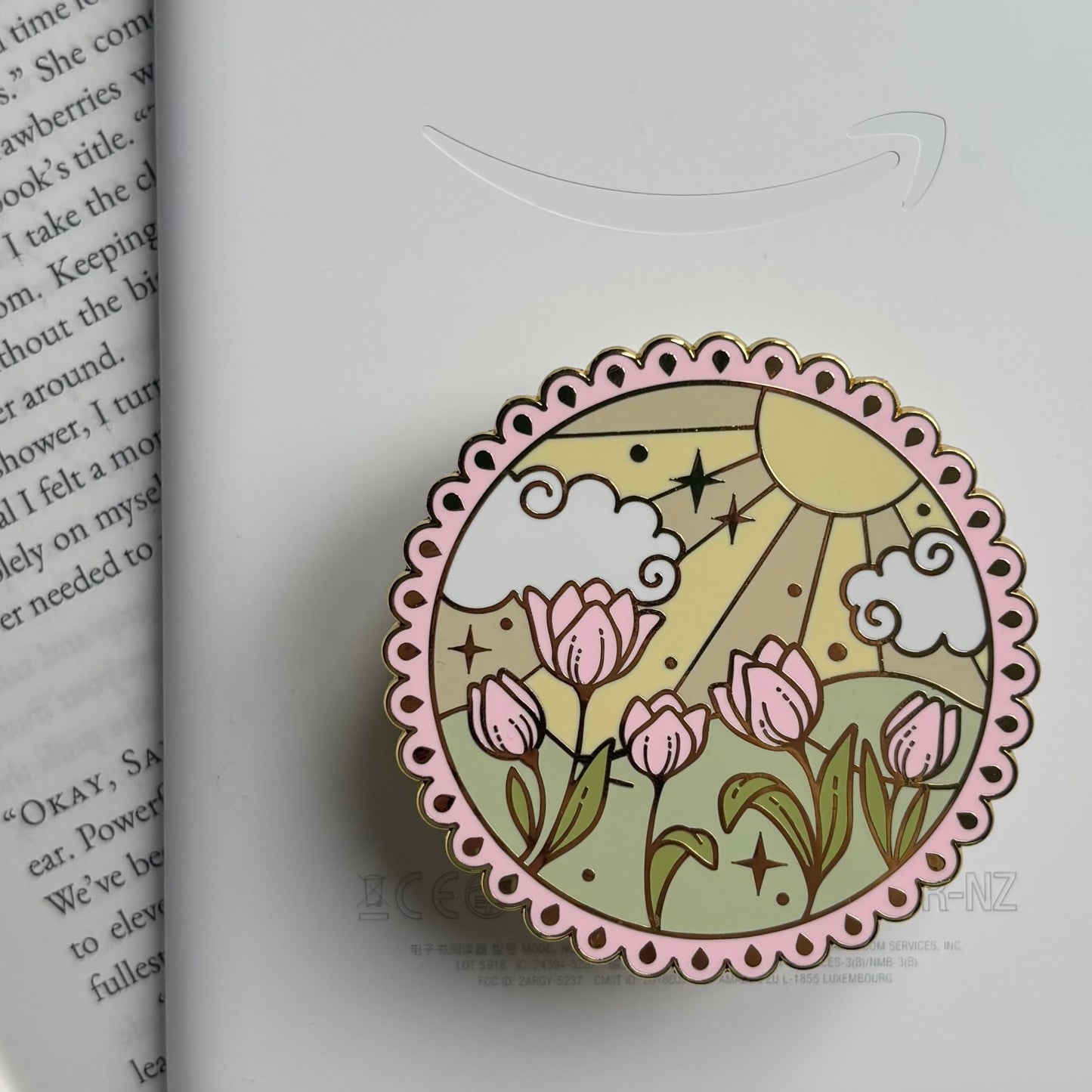 Tulip Garden E-Reader Grip
