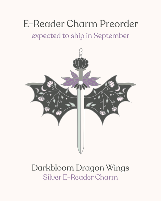 PREORDER Darkbloom Dragon Wings E-Reader Charm
