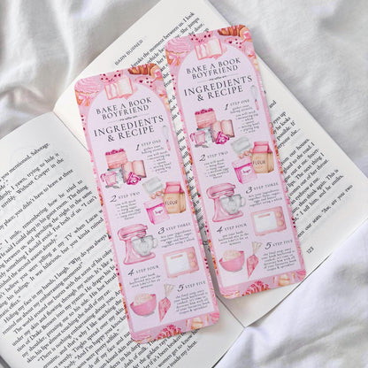 Bake A Book Boyfriend Bookmark