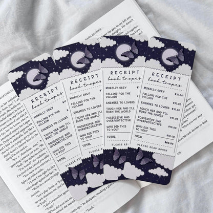 Dark Book Tropes Bookmark