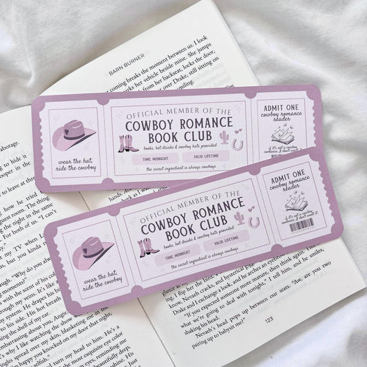 Cowboy Romance Bookmark