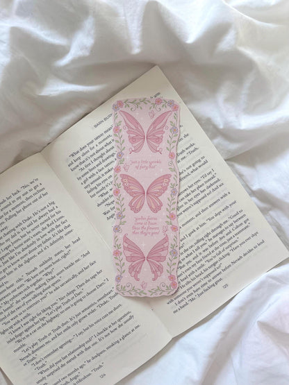 Flower Fairy Wings Bookmark