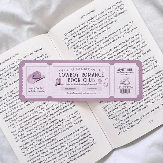 Cowboy Romance Bookmark