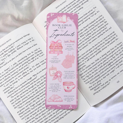 Book Girlies Ingredients Bookmark
