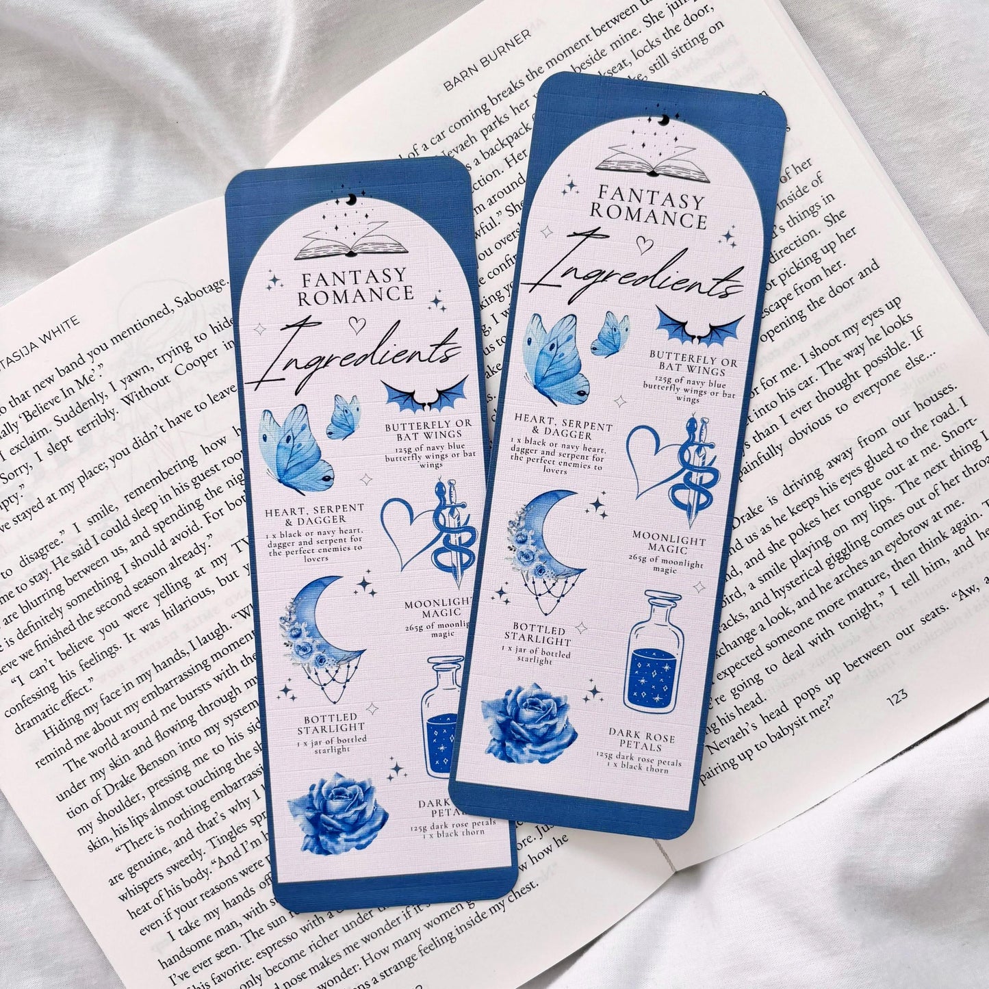 Fantasy Romance Ingredients Bookmark