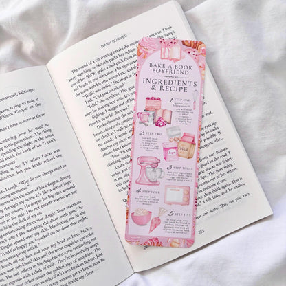 Bake A Book Boyfriend Bookmark