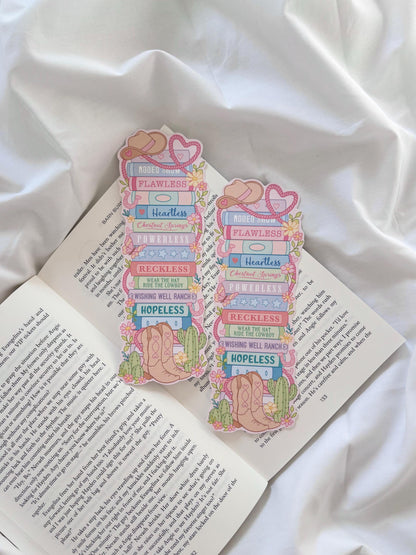 Chestnut Springs Inspired Book Stack Bookmark