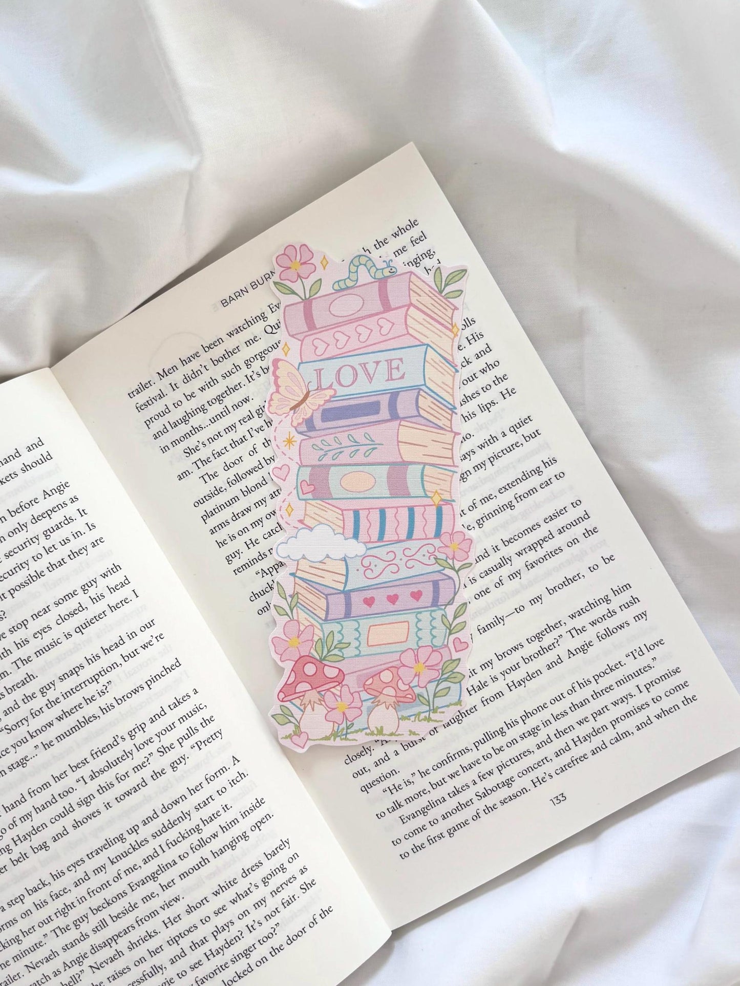 Pastel Bookstack Bookmark