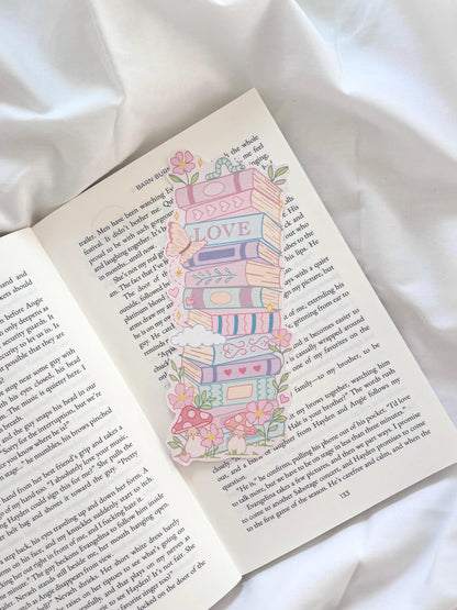 Pastel Bookstack Bookmark