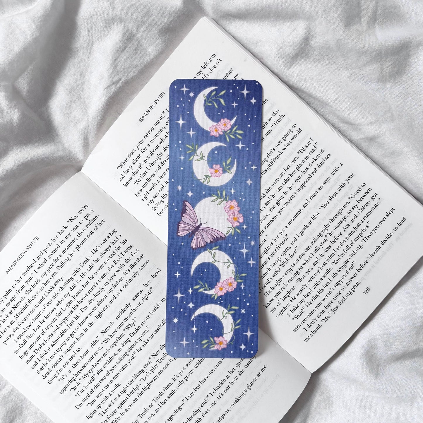 Whimsical Moon Bookmark