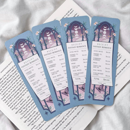 Fantasy Romance Receipt Bookmark