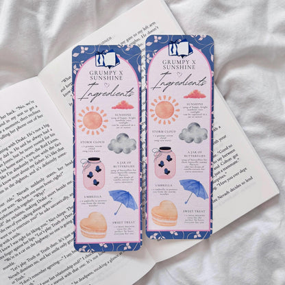Grumpy x Sunshine Ingredients Bookmark