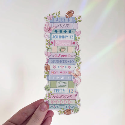 Boys Of Tommen Inspired Book-stack Bookmark